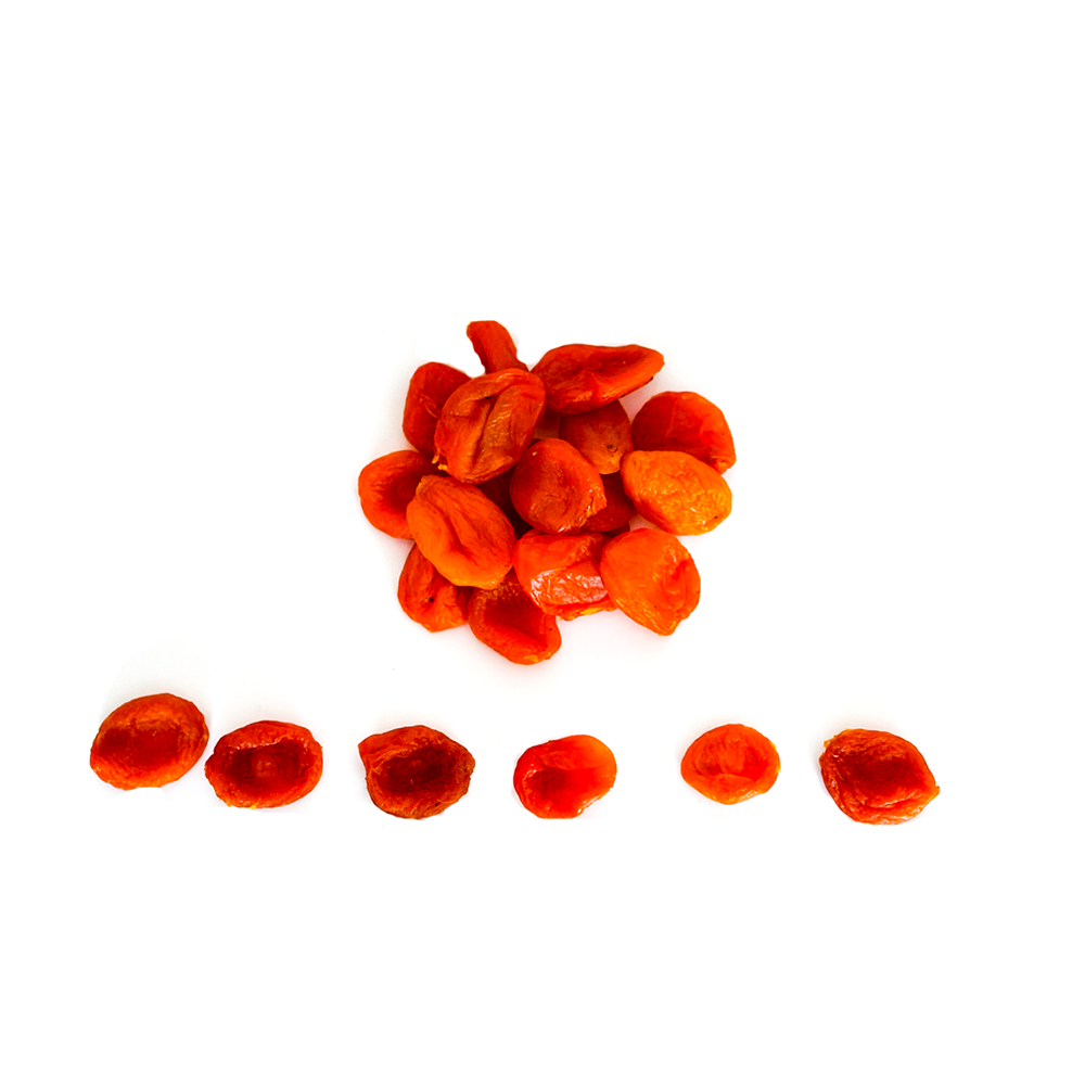 Dried industrial apricots