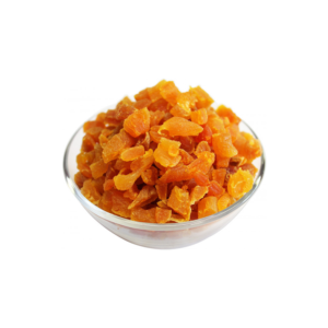 Dried apricots sliced